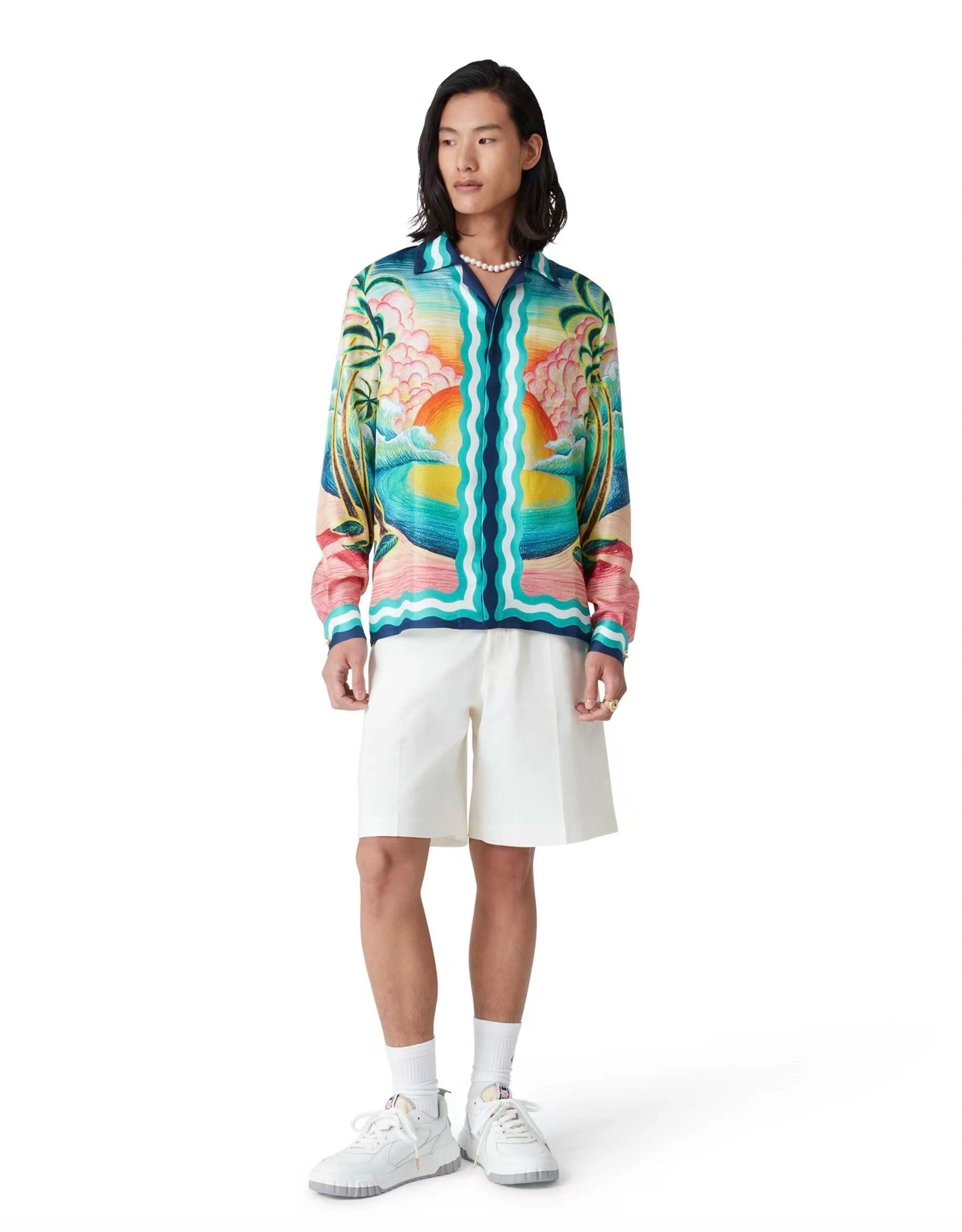 wg.luxury- 31s1281931 real silk oversized item:E-F409G2623